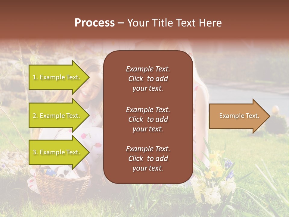 Basket Girls Child PowerPoint Template