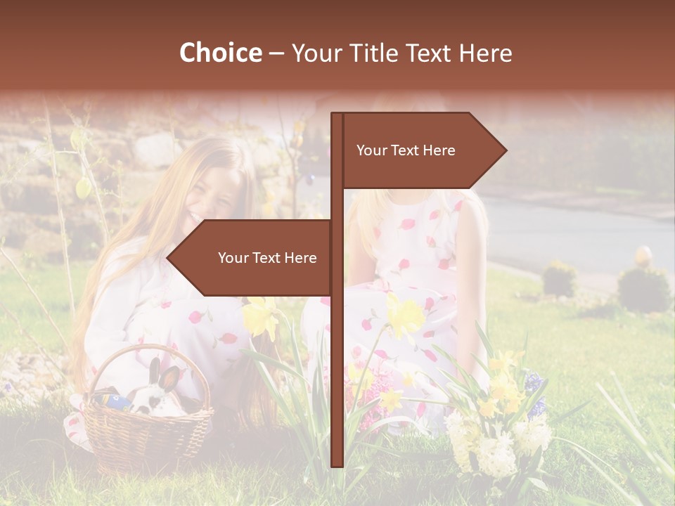 Basket Girls Child PowerPoint Template