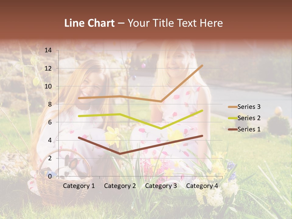 Basket Girls Child PowerPoint Template