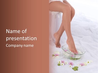 Leg Beauty Bowl PowerPoint Template