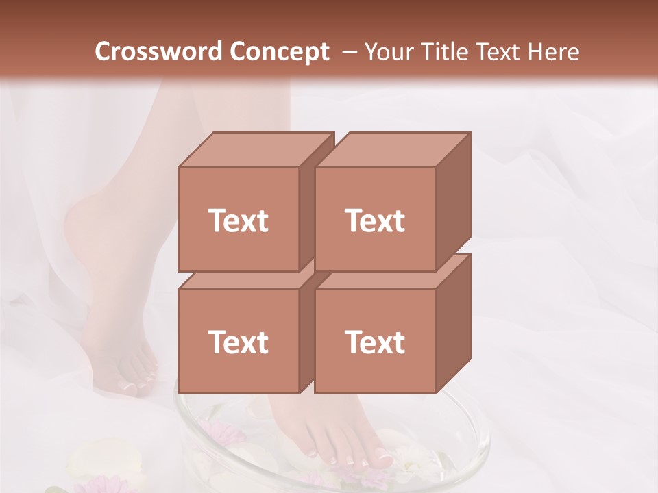 Leg Beauty Bowl PowerPoint Template