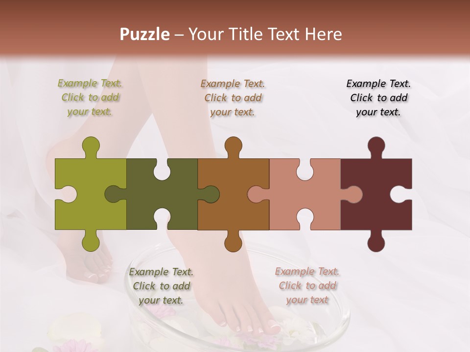 Leg Beauty Bowl PowerPoint Template
