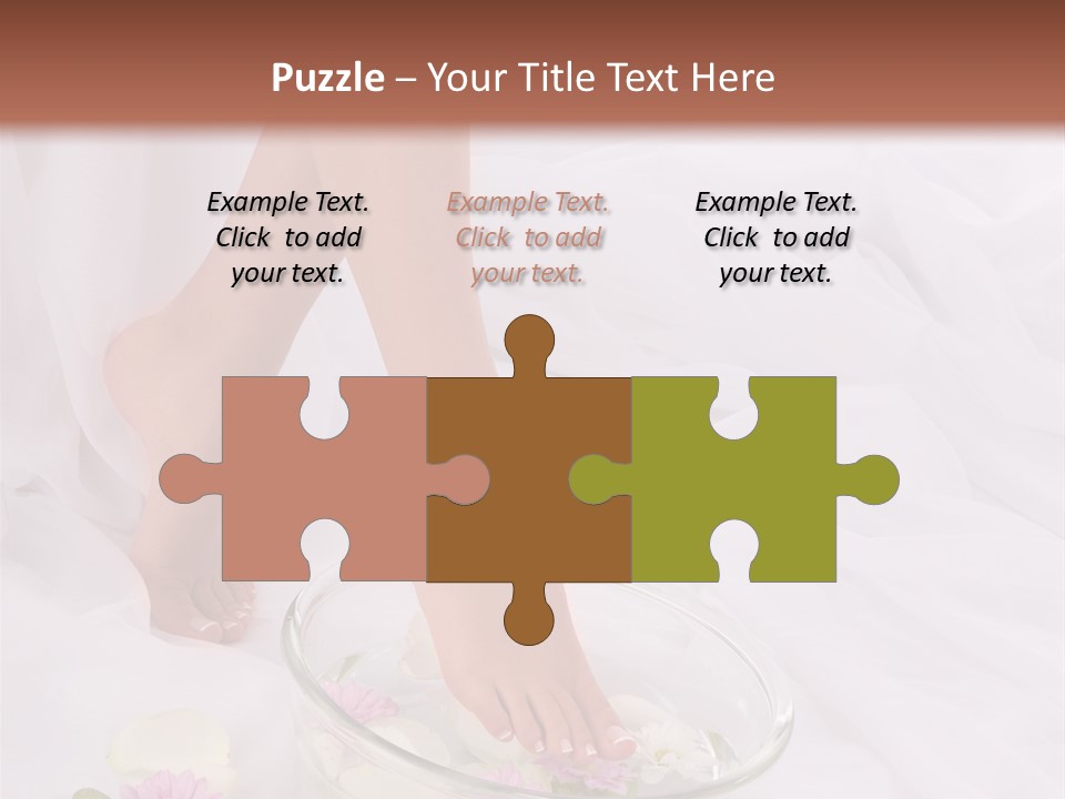 Leg Beauty Bowl PowerPoint Template