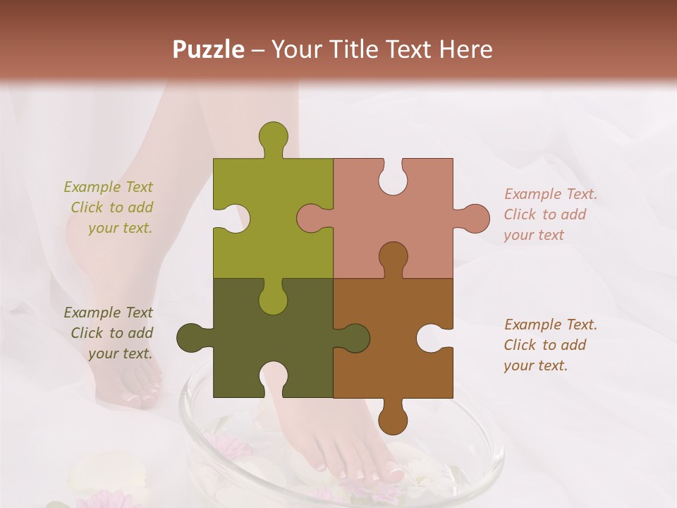 Leg Beauty Bowl PowerPoint Template