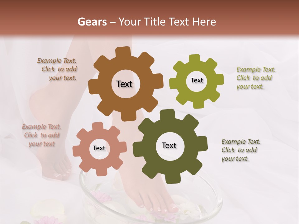 Leg Beauty Bowl PowerPoint Template