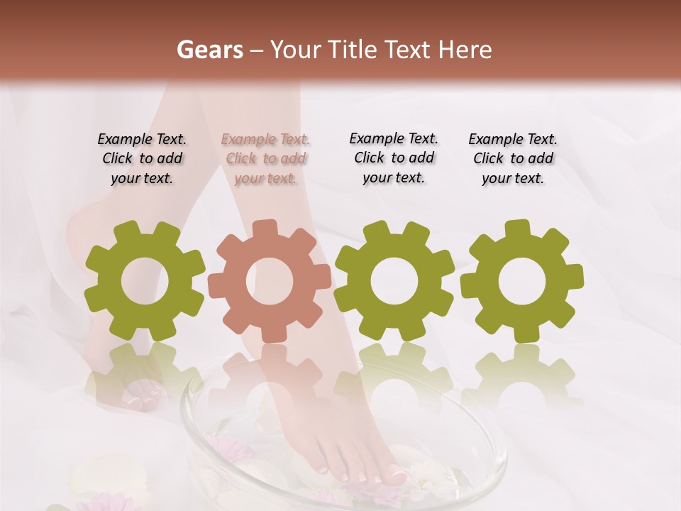 Leg Beauty Bowl PowerPoint Template