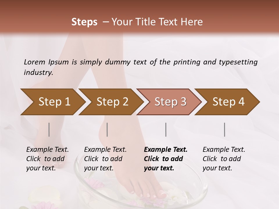 Leg Beauty Bowl PowerPoint Template