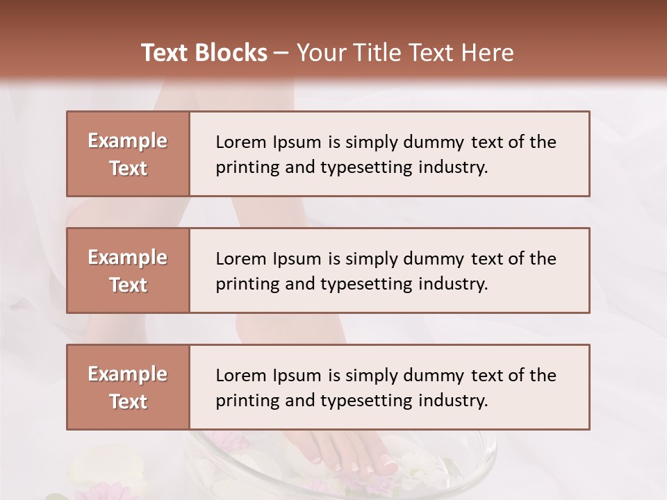 Leg Beauty Bowl PowerPoint Template