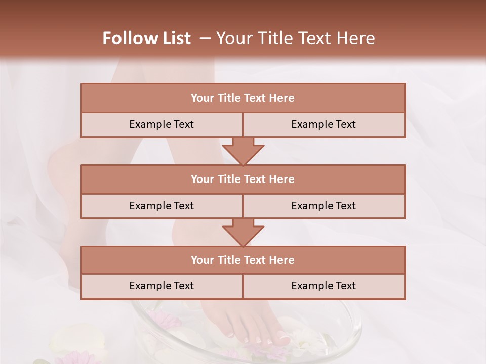 Leg Beauty Bowl PowerPoint Template
