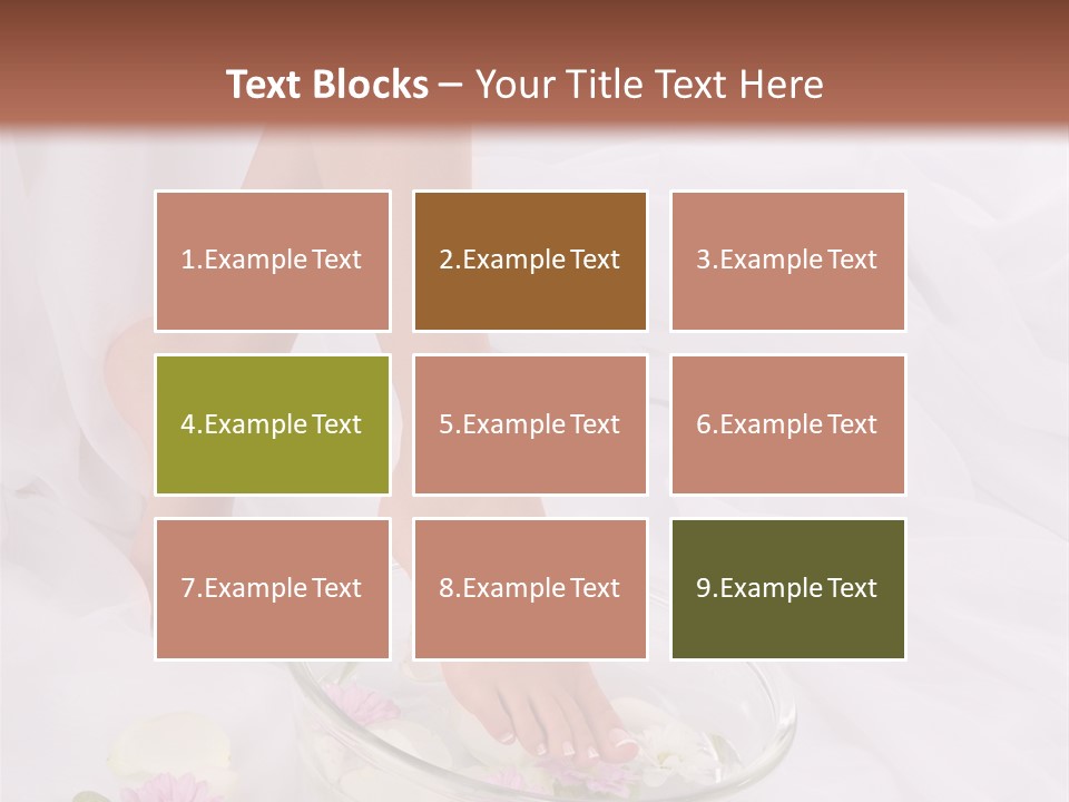 Leg Beauty Bowl PowerPoint Template