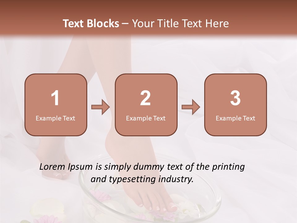 Leg Beauty Bowl PowerPoint Template