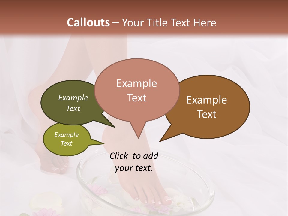 Leg Beauty Bowl PowerPoint Template