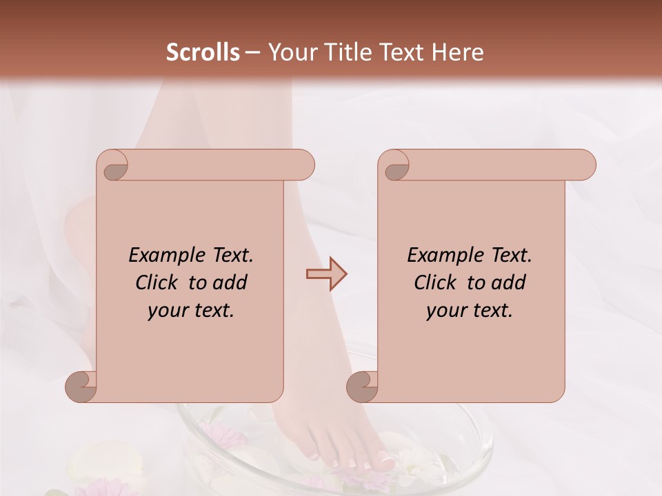 Leg Beauty Bowl PowerPoint Template