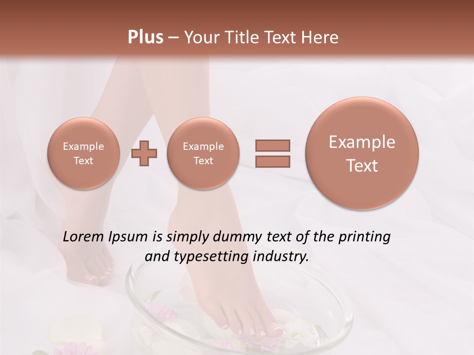 Leg Beauty Bowl PowerPoint Template