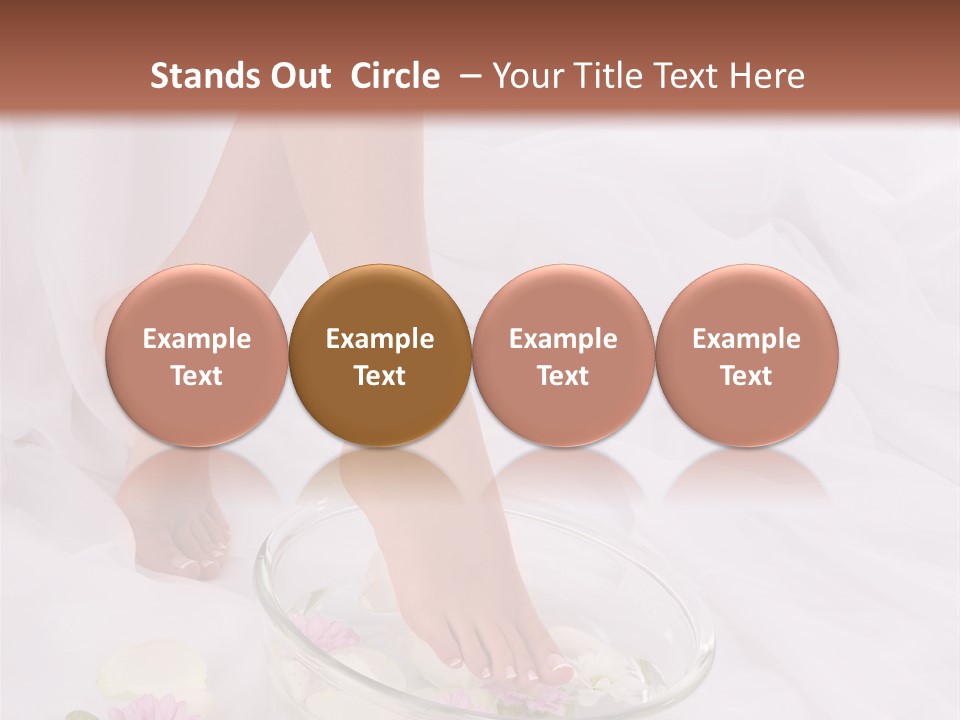 Leg Beauty Bowl PowerPoint Template