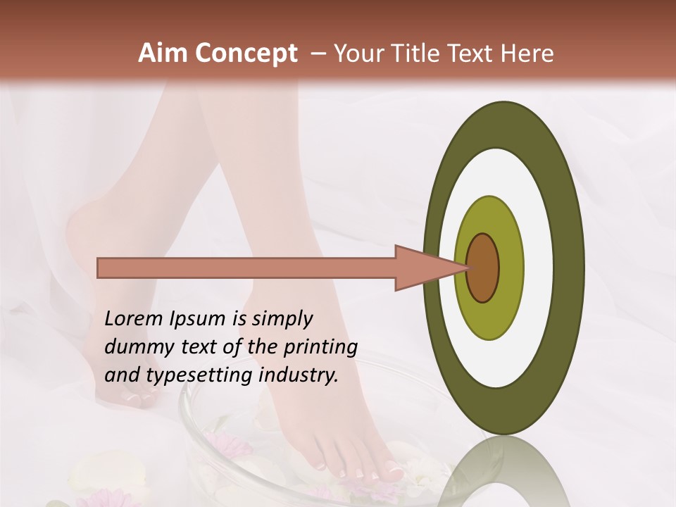 Leg Beauty Bowl PowerPoint Template