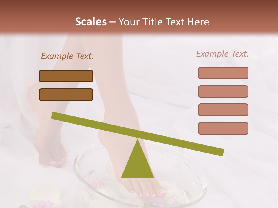 Leg Beauty Bowl PowerPoint Template