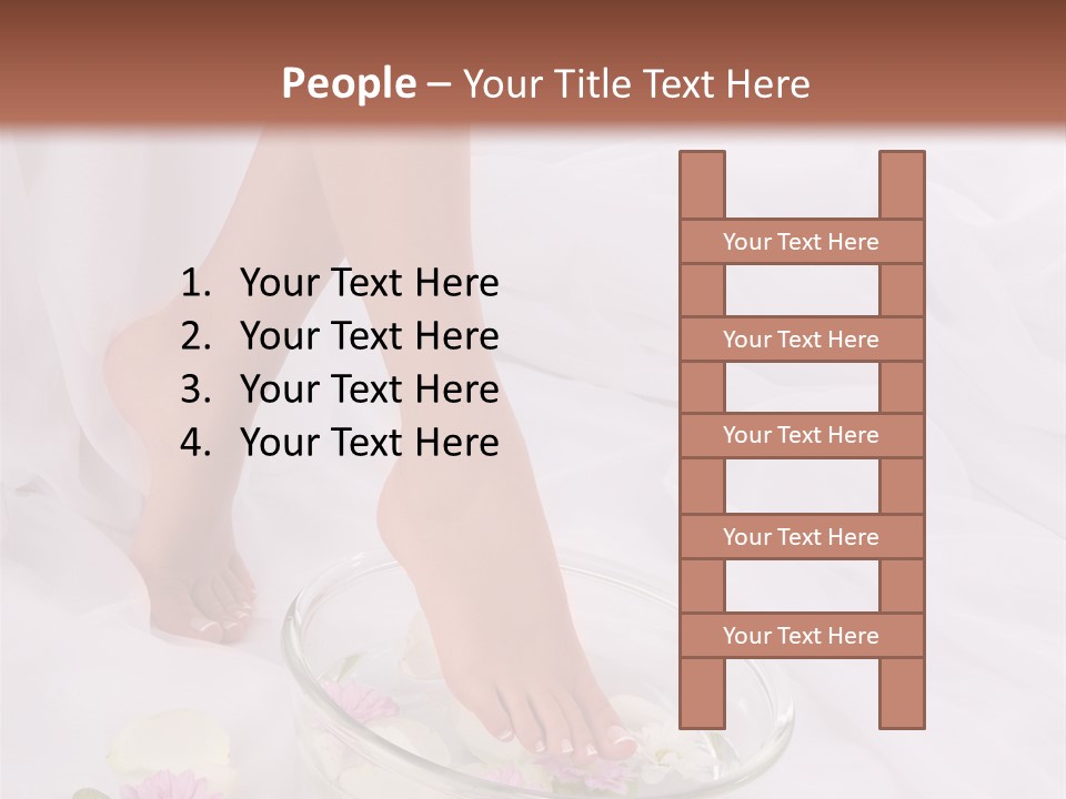 Leg Beauty Bowl PowerPoint Template
