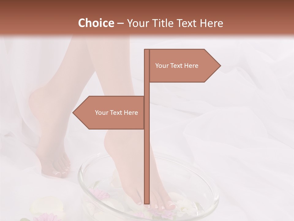 Leg Beauty Bowl PowerPoint Template