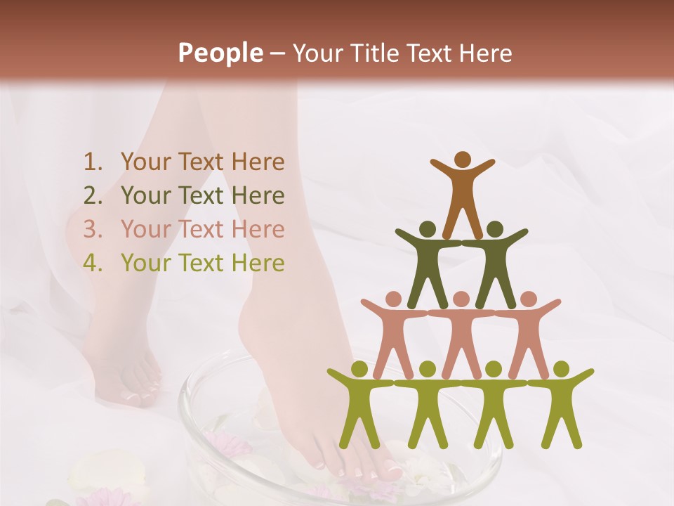 Leg Beauty Bowl PowerPoint Template