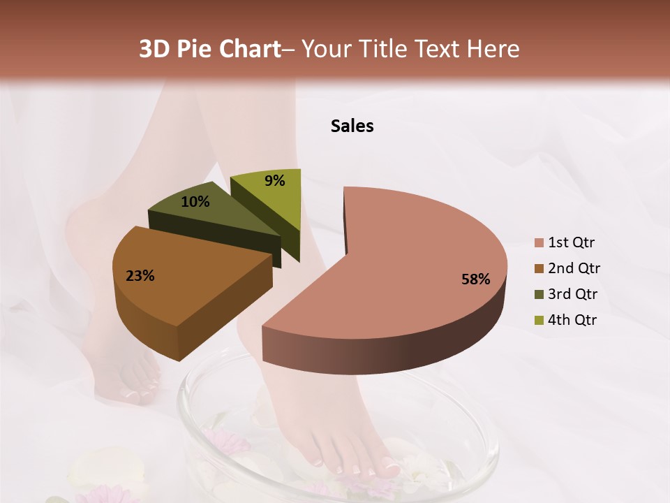 Leg Beauty Bowl PowerPoint Template
