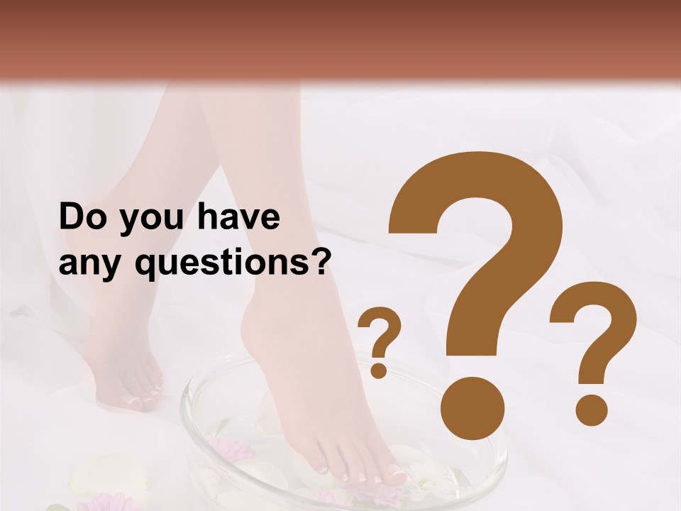 Leg Beauty Bowl PowerPoint Template
