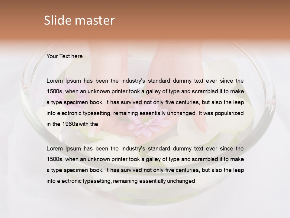 Recovery Healthy Beauty PowerPoint Template