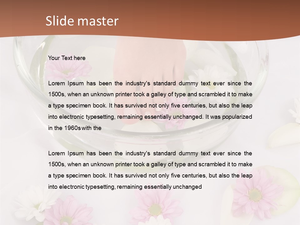 Vitality Healthy Purity PowerPoint Template