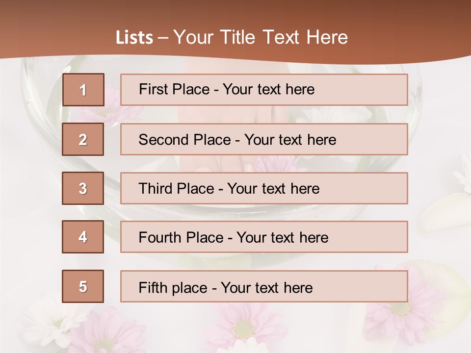 Vitality Healthy Purity PowerPoint Template