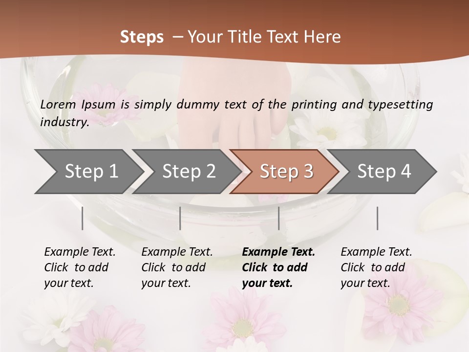 Vitality Healthy Purity PowerPoint Template
