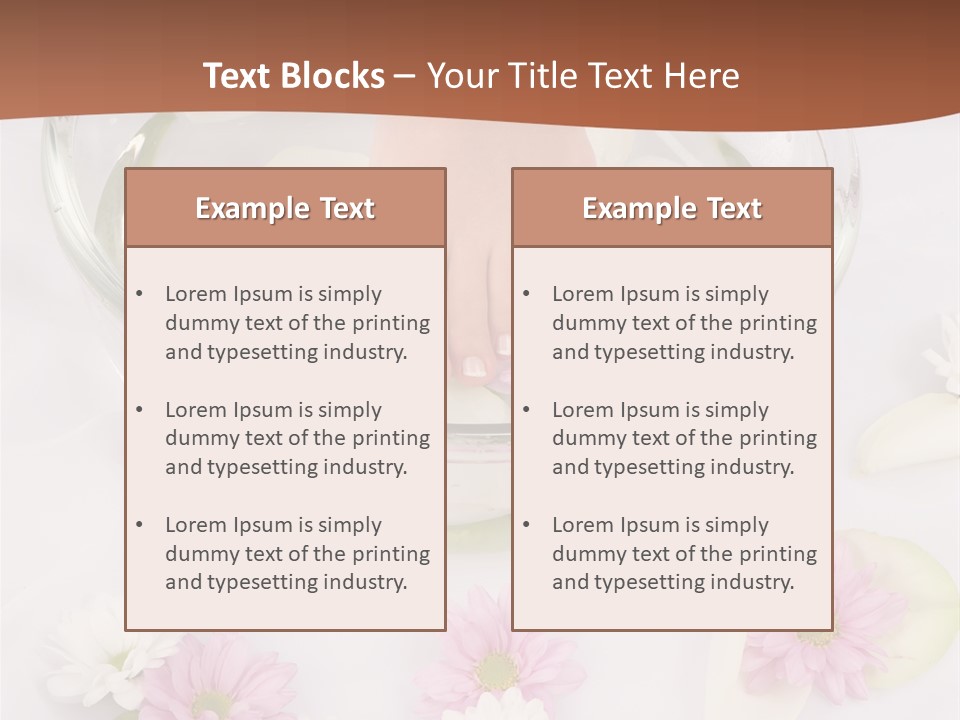 Vitality Healthy Purity PowerPoint Template