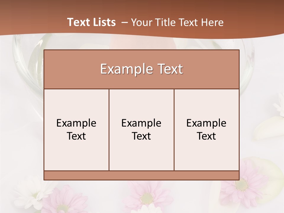 Vitality Healthy Purity PowerPoint Template