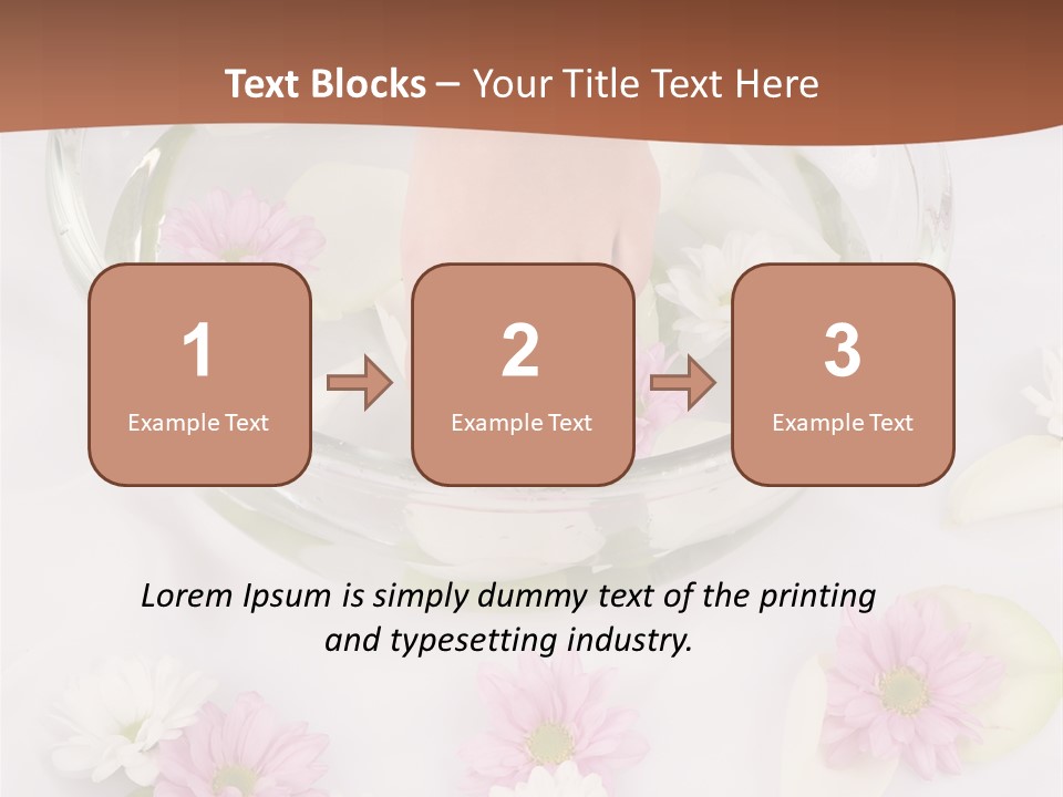 Vitality Healthy Purity PowerPoint Template