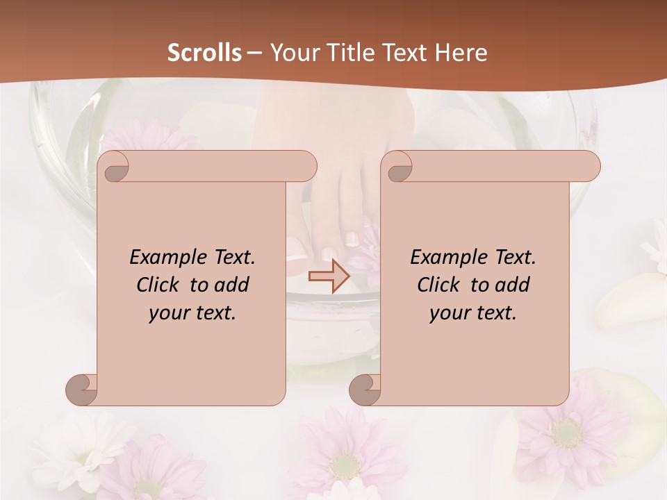 Vitality Healthy Purity PowerPoint Template
