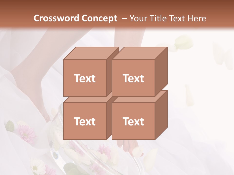 Relaxation Recovery Girl PowerPoint Template