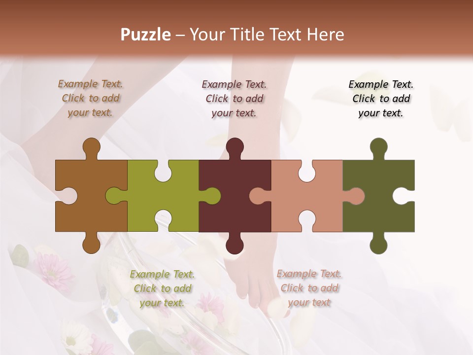 Relaxation Recovery Girl PowerPoint Template