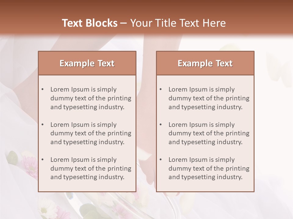 Relaxation Recovery Girl PowerPoint Template