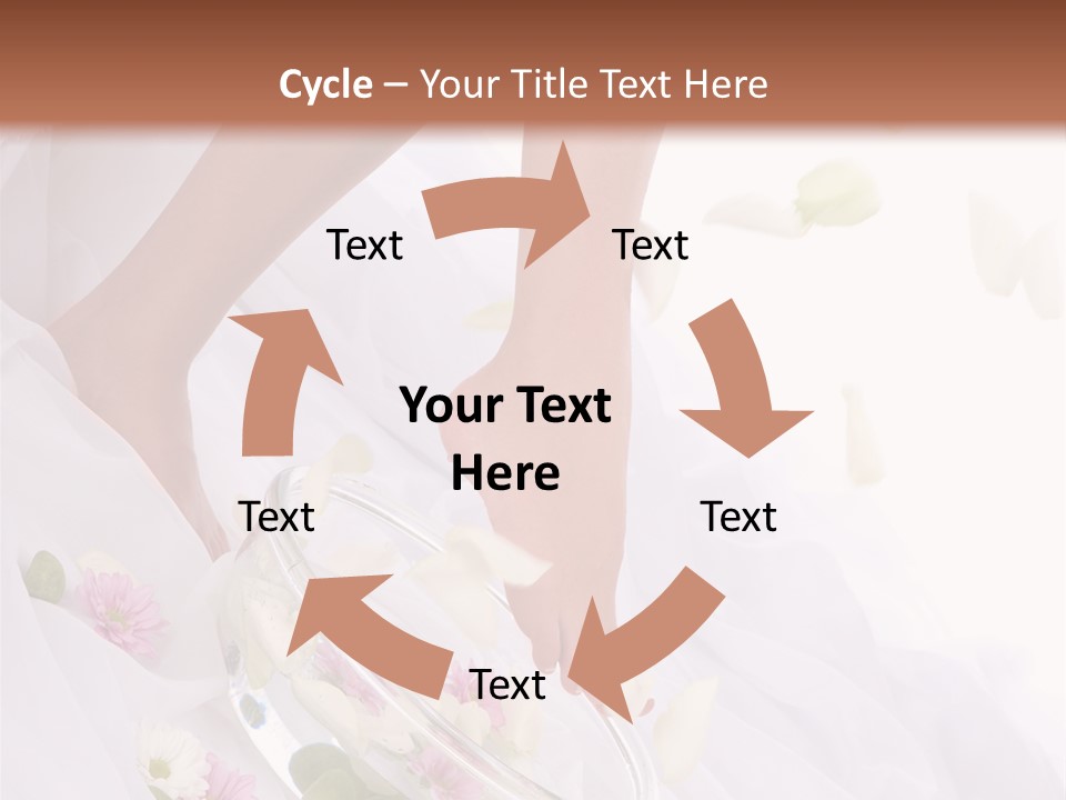 Relaxation Recovery Girl PowerPoint Template