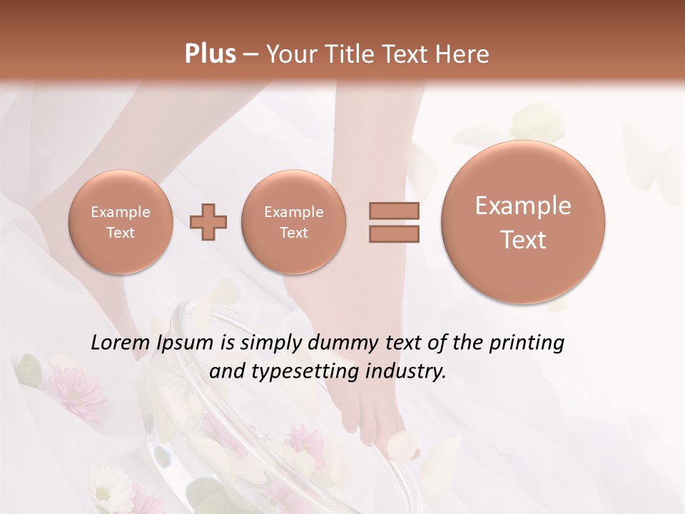 Relaxation Recovery Girl PowerPoint Template