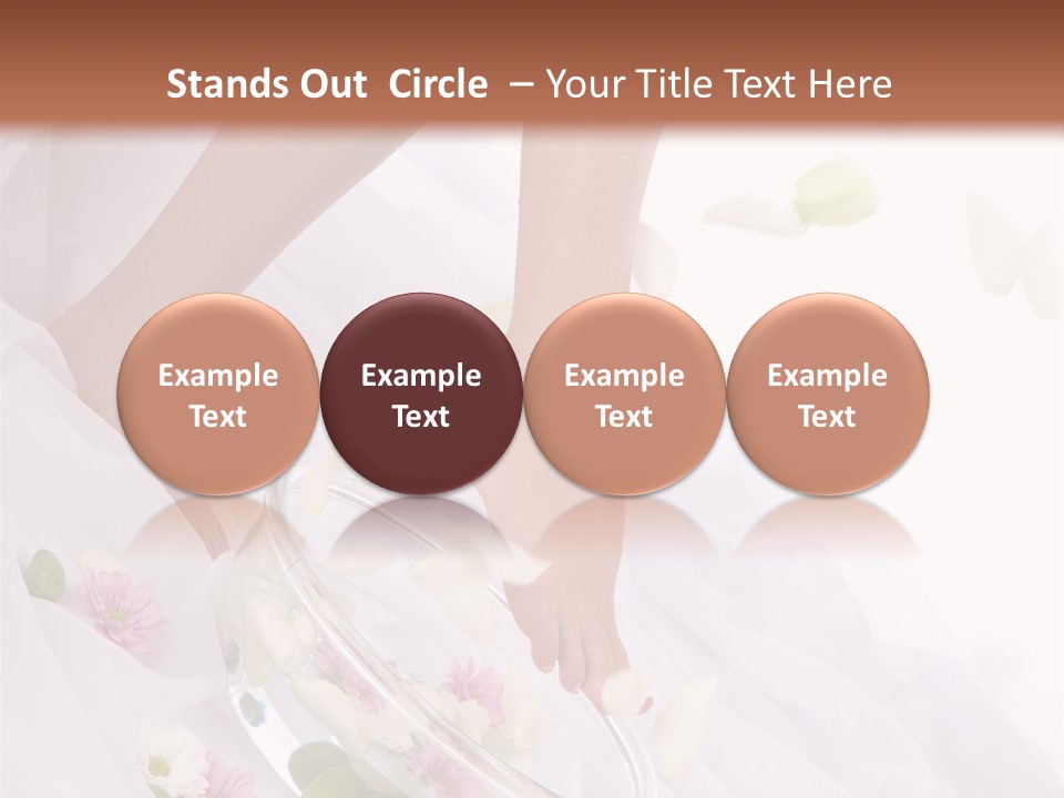 Relaxation Recovery Girl PowerPoint Template