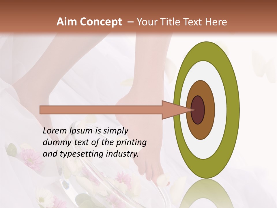 Relaxation Recovery Girl PowerPoint Template