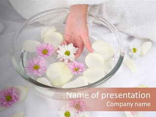 Healthy Vitality Perfume PowerPoint Template