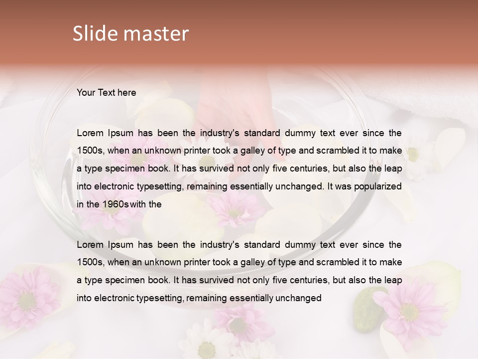 Healthy Vitality Perfume PowerPoint Template