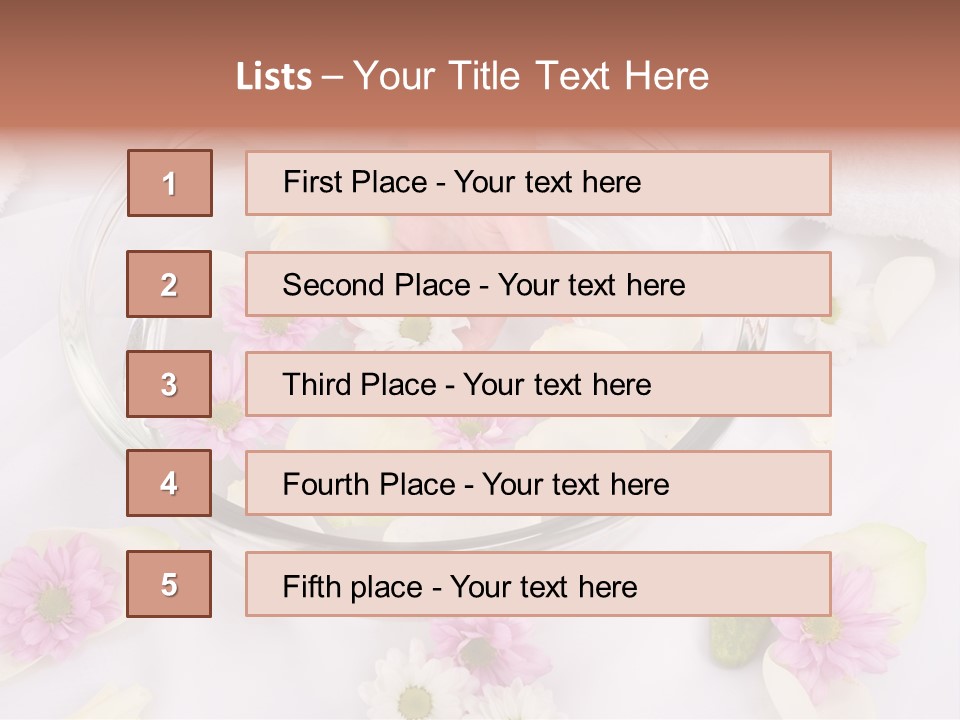 Healthy Vitality Perfume PowerPoint Template