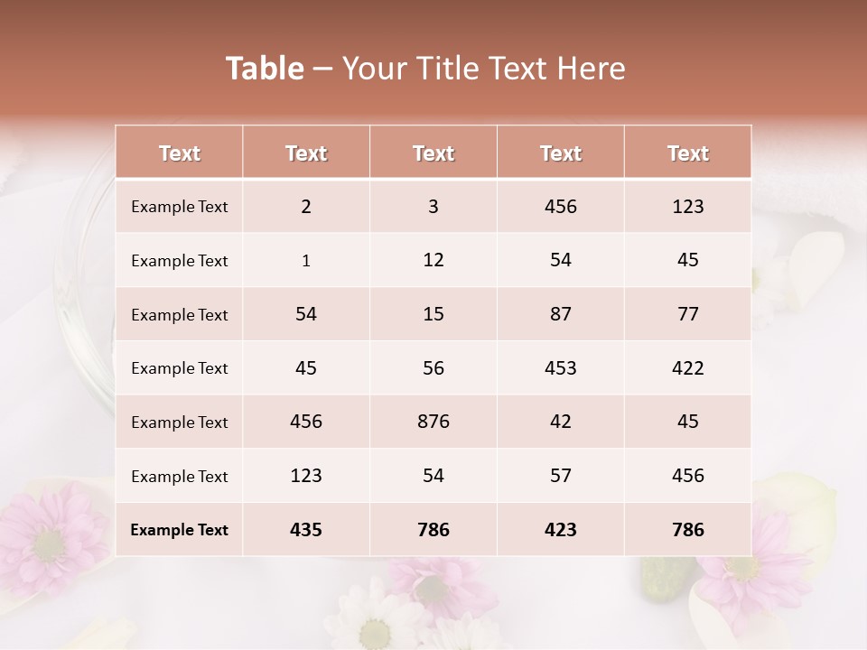 Healthy Vitality Perfume PowerPoint Template