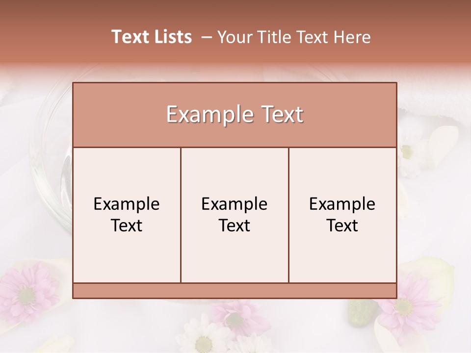 Healthy Vitality Perfume PowerPoint Template