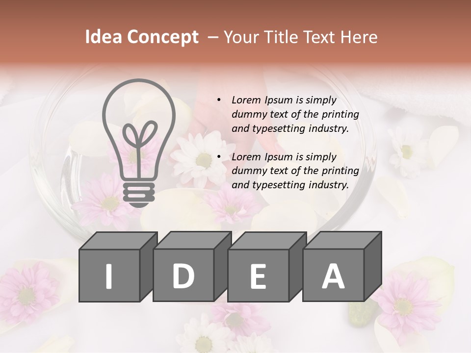 Healthy Vitality Perfume PowerPoint Template