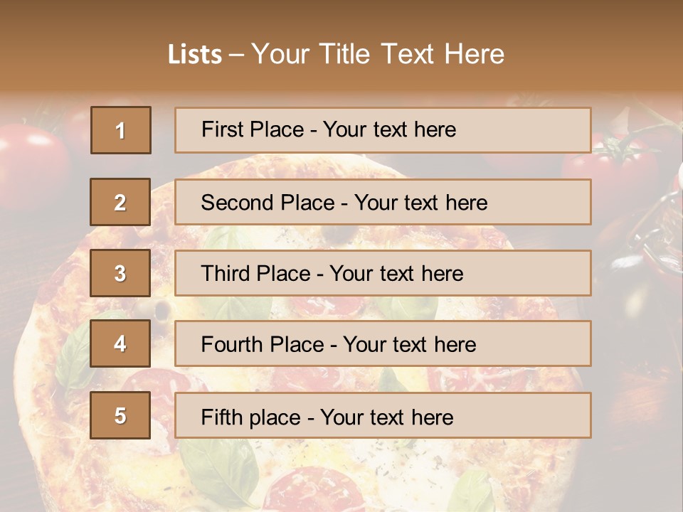 Abendessen Dinkel Gesund PowerPoint Template