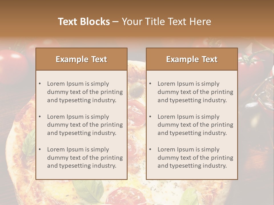 Abendessen Dinkel Gesund PowerPoint Template