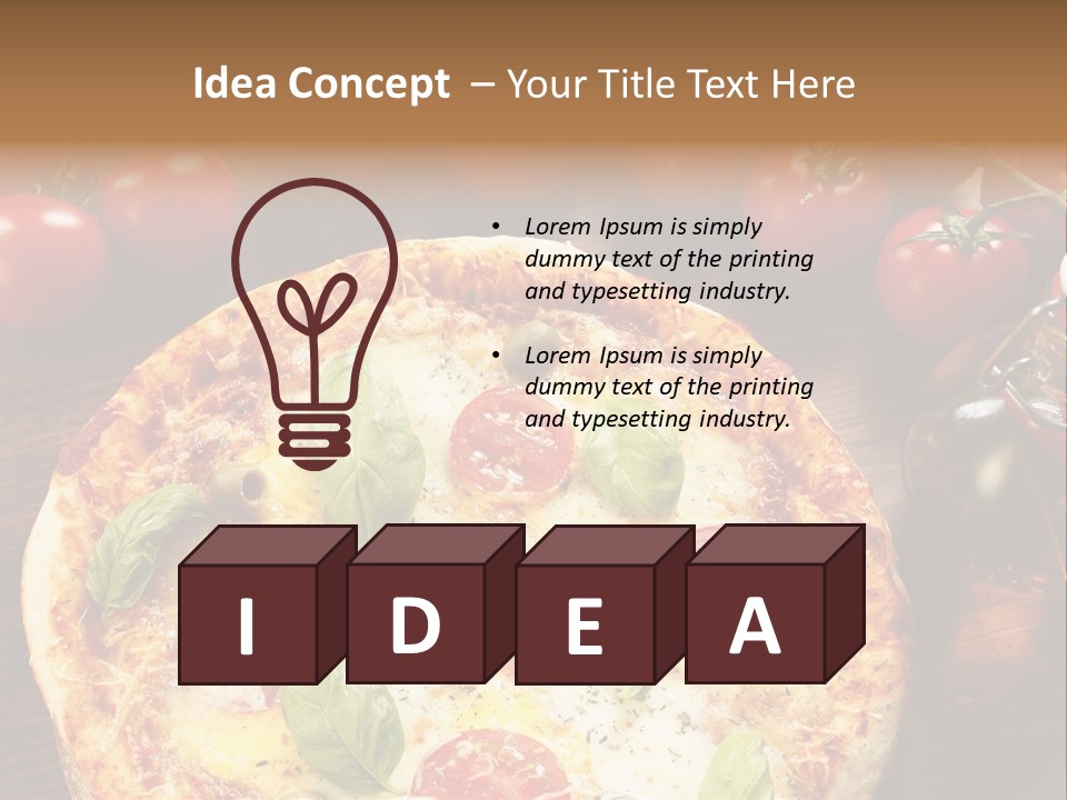 Abendessen Dinkel Gesund PowerPoint Template